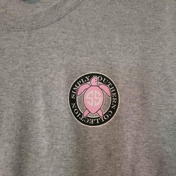 Women's XL Simply Southern Cropped Long Sleeve Tee - Picture 2 of 5